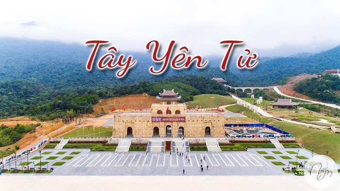 Toàn cảnh bên ngoài chùa Tây Yên Tử